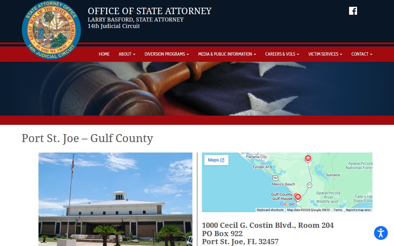Gulf County criminal history State Attorney office