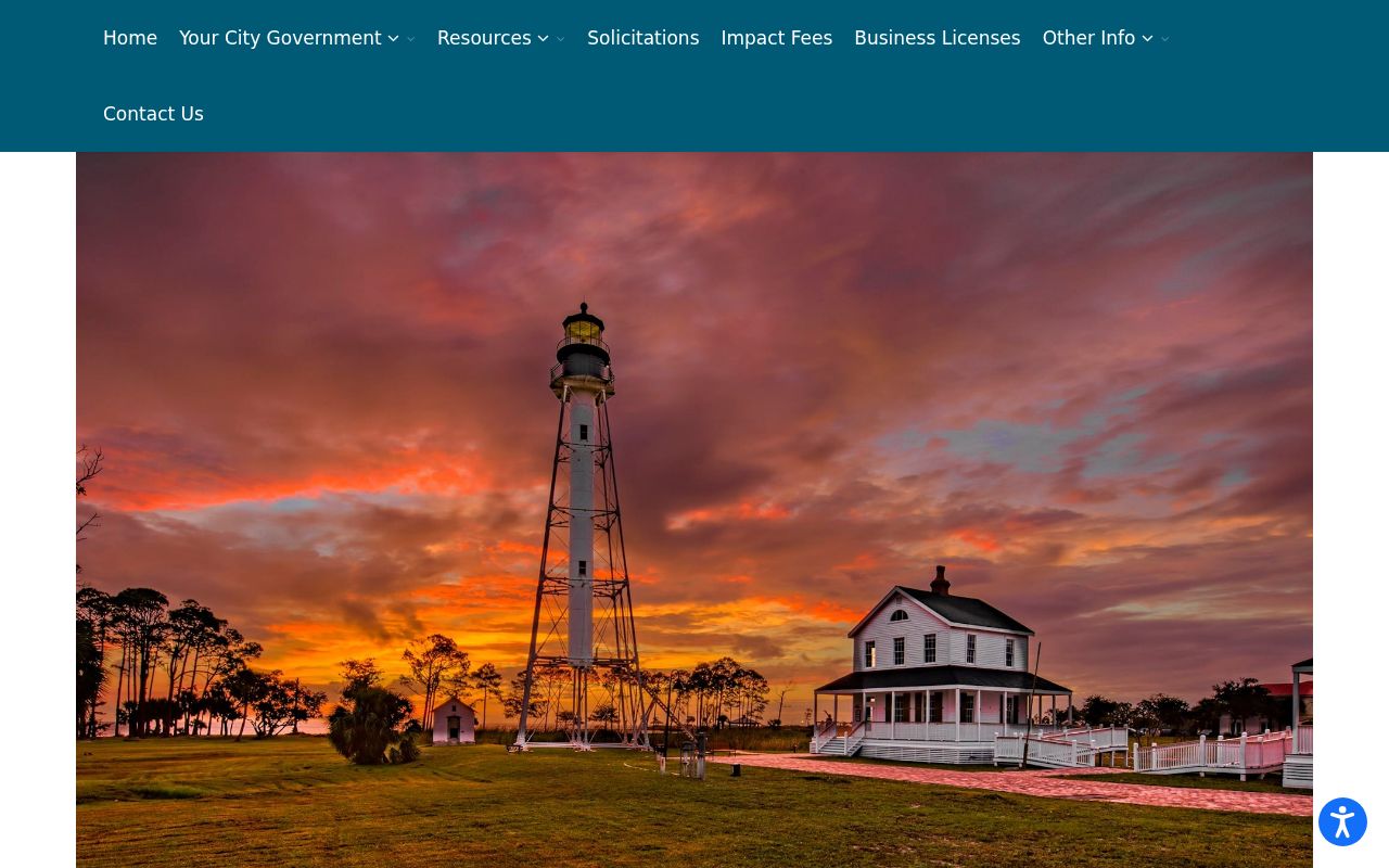 Official City of Port St. Joe website and records starting point